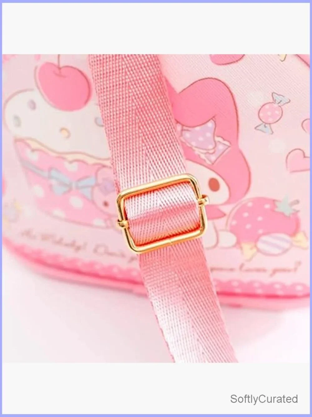 Mini Crossbody Purse Cartoon Design PU Leather Messenger Bag Adjustable Strap